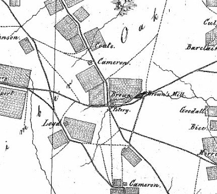 1863 Civil War map